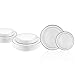 Stately Elegance Designs 200 Piece White and Silver Rimmed Plastic Plate Set – Includes 100 10.25