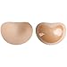 Dolloly Self Adhesive Bras Reusable Invisible Strapless Push Up Bra with Drawstring (One Size, Beige)