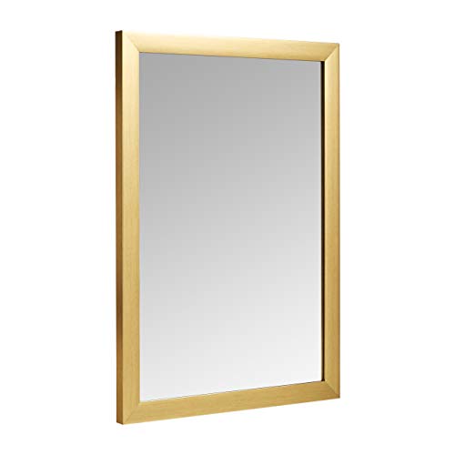 Bathroom Mirrors Brushed Gold Trim Buy Online
