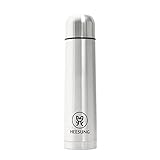 Heesung Double Wall Stainless Steel Vacuum Flask,Coffee Flask Vacuum Insulated 34oz Water Bottle 1L large Vacuum bottle，Big Capacity and Size Travel Flask