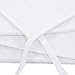 TILLYOU Cotton Collection Breathable Crib Bumper Pads for Standard Cribs Machine Washable Padded Crib Liner Set for Baby Boys Girls Safe Bumper Guards Crib Rail Padding, 4 Piece, White
