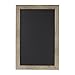 DesignOvation Beatrice Framed Magnetic Chalkboard, 18x27, Rustic Brown