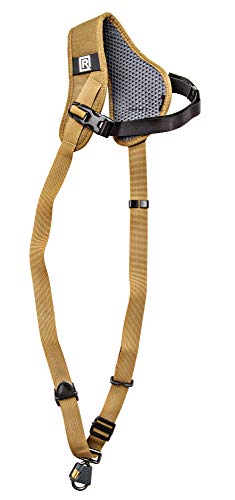 BLACKRAPID Sport X Camera Strap-Coyote Plain, 1pc of Safety Tether Included