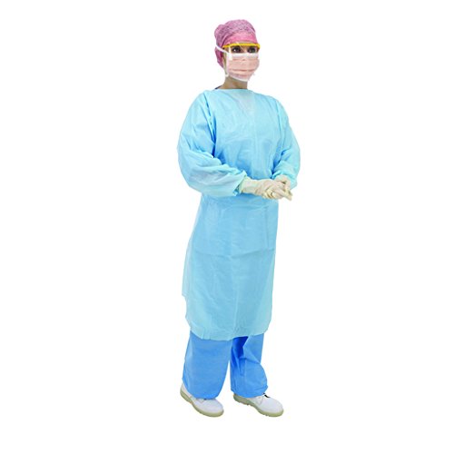 Blue Thumb Loop Fluid Protection Gowns (Pack of 15) PM5530