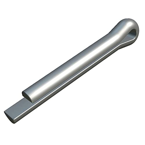 M4 Cotter Pins, 4X63mm Split Cotter Pin, Cotter key for Clewis Pin, Split Pins, Safety Pins Fasteners, Straight Clip Fitting for Automotive, Machinery, Garden Troley, Wheelbarrow (Pack of 25)