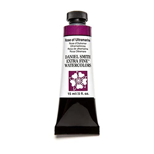 DANIEL SMITH 284600101 Extra Fine Watercolor 15ml Paint Tube, Rose of Ultramari…