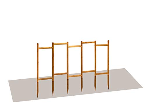robinia-pro Rankgitter freistehend aus Robinienholz - Breite 138 cm, Höhe 63 cm (Robinie, Holz) Rankgerüst, Rankhilfe…
