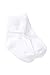 Born to Love First Communion, Baptism, Christening Socks with Cross Embroidery for Boys, 6 to 12 Months, White