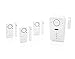 SABRE Home Wireless Alarm Kit - Loud 120 dB Siren - Easy Install - 3 Pack Window Alarm & Main Door Alarm w/Entry & Exit Delay Settings -NEW Home Mode Setting for Max Safety While Asleep at Home primary