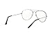 Gravity's Non-Prescription Premium Aviator Clear Lens Glasses, Silver w/Soft Bag