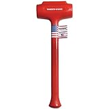 Trusty-Cook - Polyurethane Dead Blow Hammer (88 oz, Red)