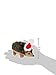 Zippy Paws - Holiday Hedgehog Plush Squeaky Dog Toy, Christmas Pet Gift - Small