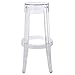 Modway Casper Modern Acrylic Bar Stool in Clear - Fully Assembled