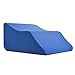 Lounge Doctor Elevating Leg Rest Pillow Wedge Foam w Cappuccino Cover Large Foot pillow Leg Support leg swelling vein issues lymphedema restless legs Pregnancy