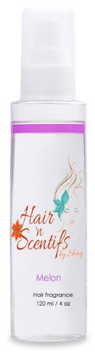 Hair Fragrance - Freshens Your Hair - Blocks Odors - Leaves Hair Fresh and Scented Between Shampoos - Scent (Melon)