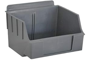 StoreWALL Resin Utility Bins for Small Hardware Storage on Garage Slatwall Panels (Pack of 4)