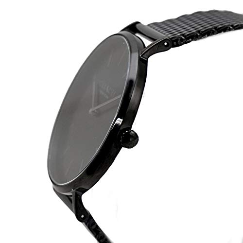 Coach 14602148 Men's Watch Charles 1.6 inches (41 mm), Black Dial, Stainless Steel Mesh Strap, Bracelet Type