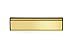Door Mail Slot By Gaard - Telescopic Sleeve & Gold Sealed Flap - Compatible with Any Door Type - Contact Us for Manual