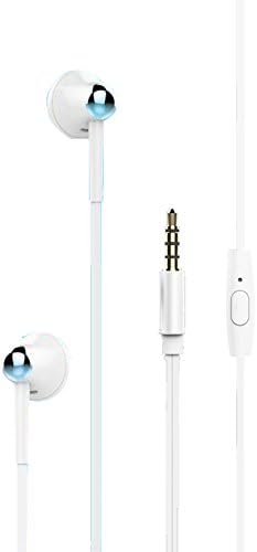 Earbuds Headphones Stereo Sports Earphones with Mic Noise Cancelling Sweatproof Headsets