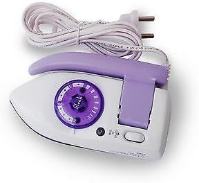 Lemish Mini Portable Plastic Iron with Fordable Handle(20x15x8cm, Multicolour)