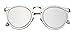 GAMT Polarized Round Sunglasses for Women Vintage Cat Eye Designer Silver