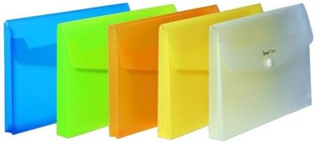 Set of 5 Doc Receipt Ticket Bill Organizer File Box Case Bag Pouch(RANDOM COLOR)