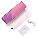 Wireless Wand Massager,New IPX 8 Waterproof Powerful Mini Cordless Wand Massaging with 10 Vibrations and 5 Multi-Speed,getbear Silicone Compact Rechargeable Power Massager (Pink) (Pink)
