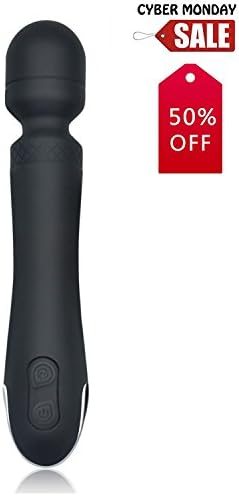 ACharm Rechargeable Bullet Vibrator 7 Speed Remote Control Waterproof (Black)
