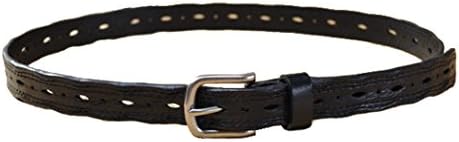 Fashion Girls belts brand leather female straps metal pin buckle vintage for dress (100cm, Black)