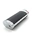 Lucklybestseller Metal Leather Lighter Case Cover Holder for BIC Mini Lighter J5 (Black)