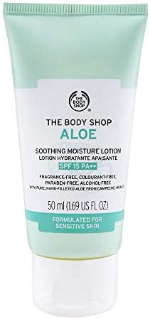 the body shop aloe soothing moisture lotion spf 15