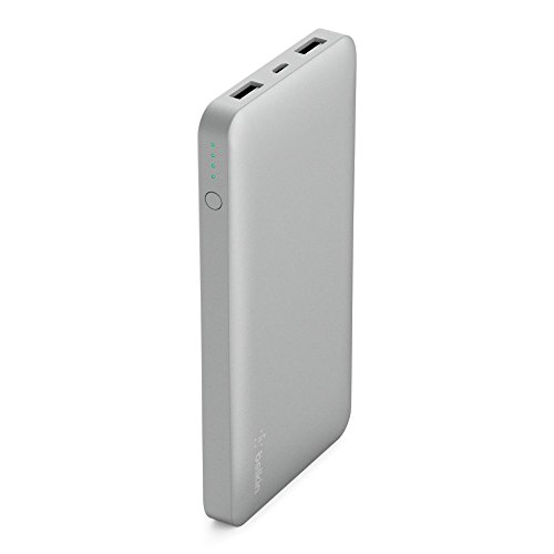 Belkin 10,000mAh Power Bank Battery Pack (Silver)