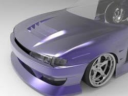 S14シルビア後期 Bn Sports Fullsetエアロボンネットver 未塗装 ラジコン ドローン 通販 Amazon