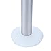 Outus Door Knob Wall Protector Shield Plates Round White Self Adhesive Wall Guards Stopper Door Handle Bumper Rubber Stop, 8 Pieces (3.15 Inch)