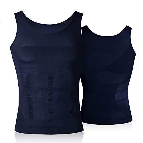 H&Ouml;TER Slimming Shaper Vest Shirt Abdom - Mens Slim Vest Body Shape