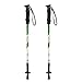 Heybee Trekking/Hiking/Walking Poles,1 Pair (2 Pack) Ultralight Ultrastrong 7075 Aerospace Aluminum Thick-Walled Pipe EVA Handle Telescoping Climbing Alpenstocks (ONE Year Warranty)