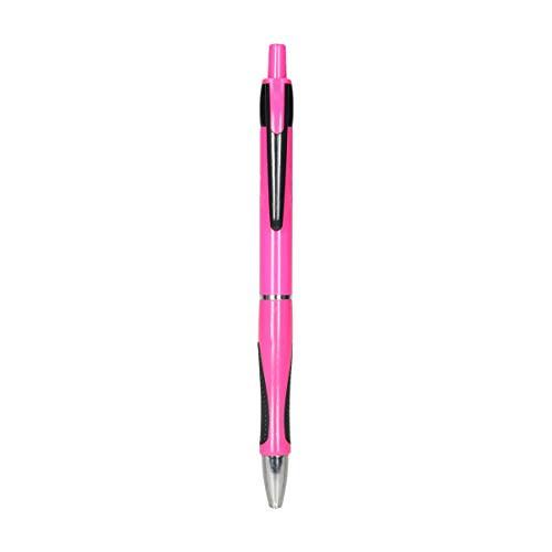 PM-Bingo-Retractable-Ballpoint-Pen-07-mm-PinkBlack-Pack-of-50