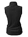 LE3NO Premium Womens Performance Fleece Thermal Zip Up Jacket Vest