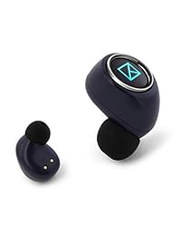 Auriculares inalámbricos con funda de carga Kew Labs Truly   Auriculares Bluetooth 5.0 con sonido estéreo, bajos extra, a prueba de sudor y micrófono incorporado   40m de alcance, sincronización automática rápida, batería de larga duración de 6 h