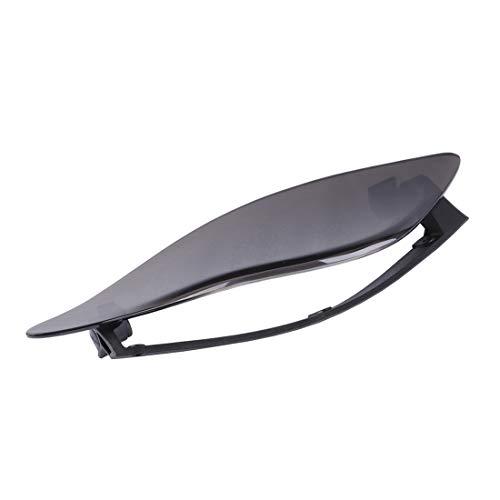 KIWI MASTER New 2 Pcs Adjustable Air Deflectors Side Wings Windshield Fairing Side Cover Shield Compatible for 2014-2019 Harley Davidson Touring Electra/Street/Tri Glide CVO,Dark Smoke Finish