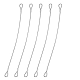 5PCS Safety Cable Lock with loops 12 inch Steel