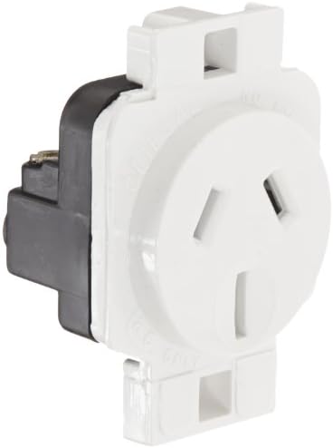 Interpower 88010441 Australian Socket, White, 15A Rating, 250VAC Voltage