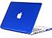 Kuzy Compatible with MacBook Pro 15.4 inch Case Model A1286 with DVD Drive Glossy Display Matte Soft Touch Plastic Cover for Older Version MacBook Pro 15.4 inch, Blue