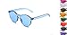 Retro Blue Fashion Sunglasses NYC