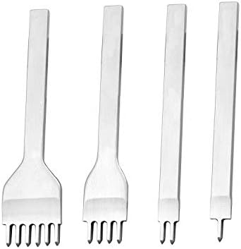 道具 工具 菱目打ち 4本 セット 6mmピッチ 3 毎週更新