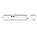 UWS TBSM-48 Aluminum Side Mount Box with Beveled Insulated Lid