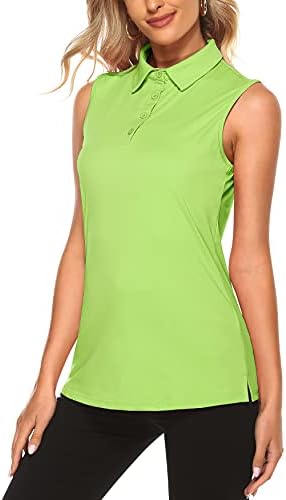 KORALHY Womens Polo Golf UPF 50+ Sleeveless Tennis Shirts Quick Dry Sports KORALHY Womens Polo Golf UPF 50+ Sleeveless Tennis Shirts Quick Dry Sports