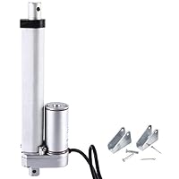 Homend DC12V 6inch Stroke Linear Actuator with Mounting Bracket 900N(225lbs) Maximum Lift 10mm/s for Recliner TV Table Lift Massage Bed Electric Sofa Linear Actuator
