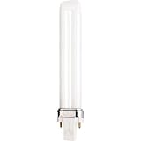(25 Pack) Sylvania 21136 CF13DS/827/ECO 13-Watt 2700K 2-Pin Single Tube Compact Fluorescent Lamp