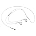 Samsung EHS330 Stereo Handsfree Headset Flat Wired Dual Earbuds With Microphone for Smartphones & Tablets Bundle with Accessory Case